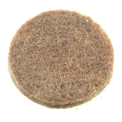 1/2 Round Brown Adhesive Felt Pad