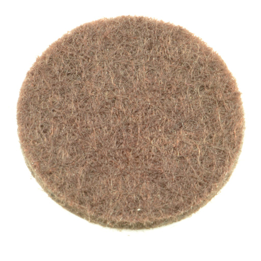 3/4" Round Brown Adhesive Felt Pad