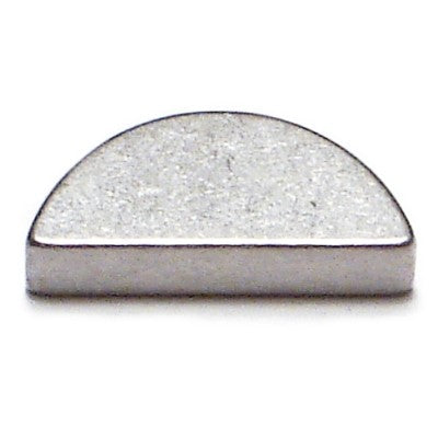 4mm x 6.5mm Zinc Plated Steel Woodruff Keys