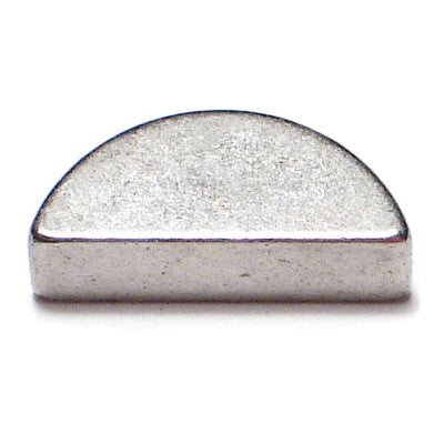 6mm x 7.5mm Zinc Plated Steel Woodruff Keys