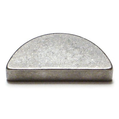 6mm x 11mm Zinc Plated Steel Woodruff Keys