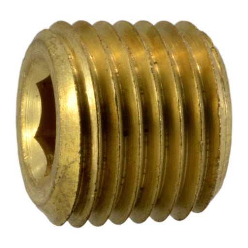 1/4" IP Brass Countersunk Plugs