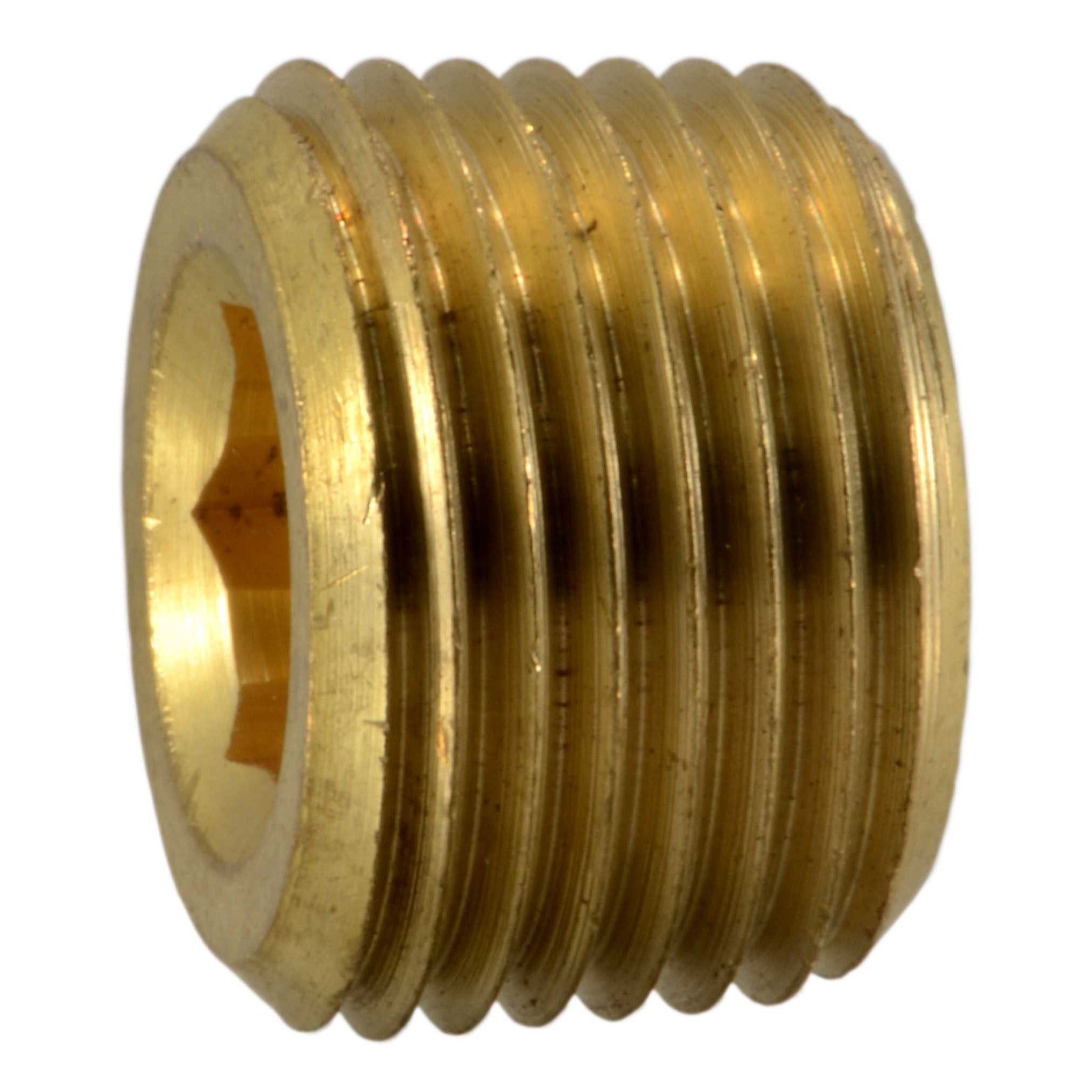 3/8" IP Brass Countersunk Plugs