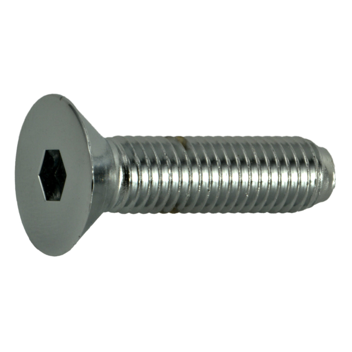 1/4"-28 x 1" Chrome Plated Steel Fine Thread Flat Head Socket Cap Screws