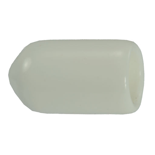 5/16" x 5/8" White Vinyl Plastic Vacuum Caps