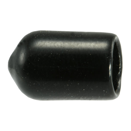 3/8" x 5/8" Black Vinyl Plastic Vacuum Caps