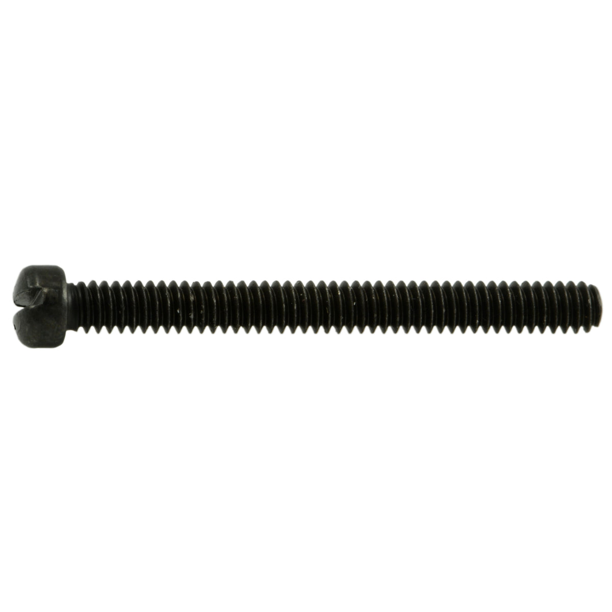 #3-48 x 1" Black Oxide Steel Coarse Thread Slotted Fillister Head Gun Screws