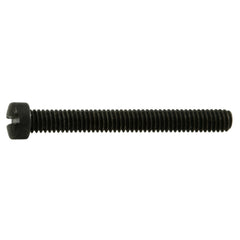 #4-48 x 1" Black Oxide Steel Fine Thread Slotted Fillister Head Gun Screws