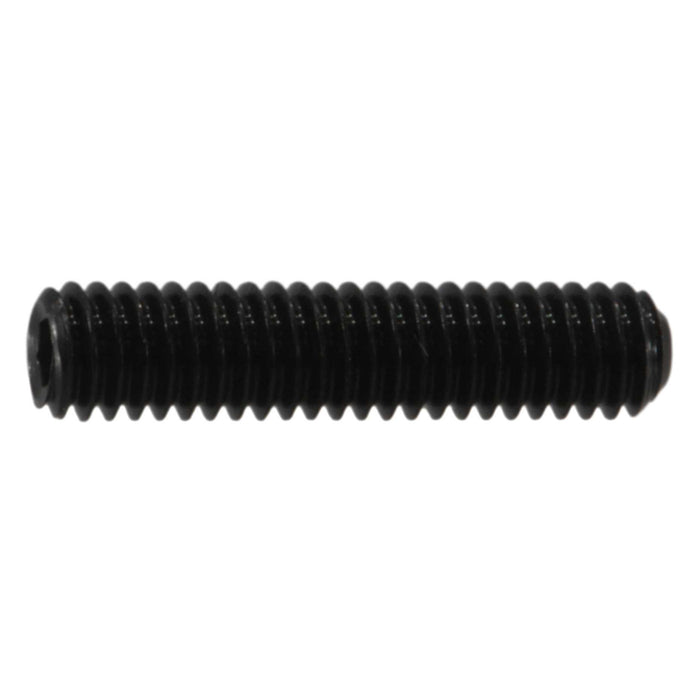 #6-40 x 5/8" Black Oxide Steel Fine Thread Socket Set Screws