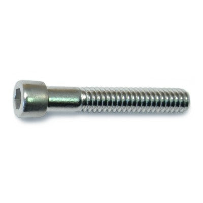 1/4"-20 x 1-1/2" Polished 18-8 Stainless Steel Coarse Thread Smooth Socket Cap Screws