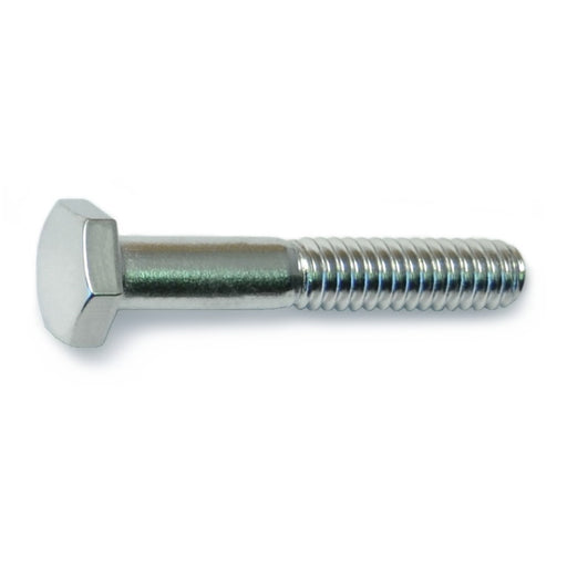 1/4"-20 x 1-1/2" Polished 18-8 Stainless Steel Coarse Thread Hex Cap Screws