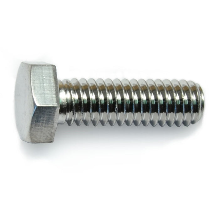 5/16"-18 x 1" Polished 18-8 Stainless Steel Coarse Thread Hex Cap Screws