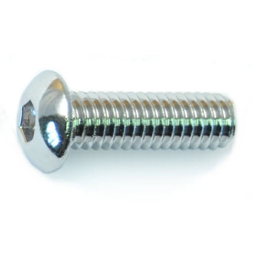 5/16"-18 x 1" Polished 18-8 Stainless Steel Coarse Thread Button Head Socket Cap Screws