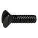 #6-32 x 1/2" Black Slotted Oval Head Coarse Threaded Switch Plate Screws