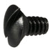 #6-32 x 1/4" Black Slotted Oval Head Coarse Threaded Switch Plate Screws
