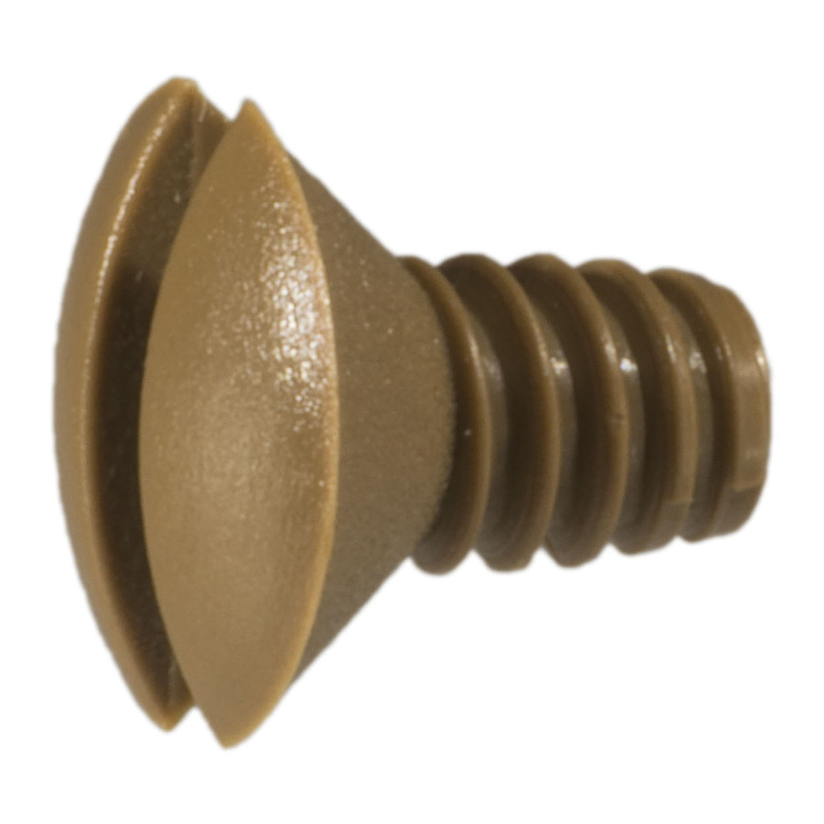 #6-32 x 1/4" Brown Slotted Oval Head Coarse Threaded Switch Plate Screws