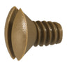 #6-32 x 1/4" Brown Slotted Oval Head Coarse Threaded Switch Plate Screws