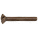 #6-32 x 1" Brown Slotted Oval Head Coarse Threaded Switch Plate Screws