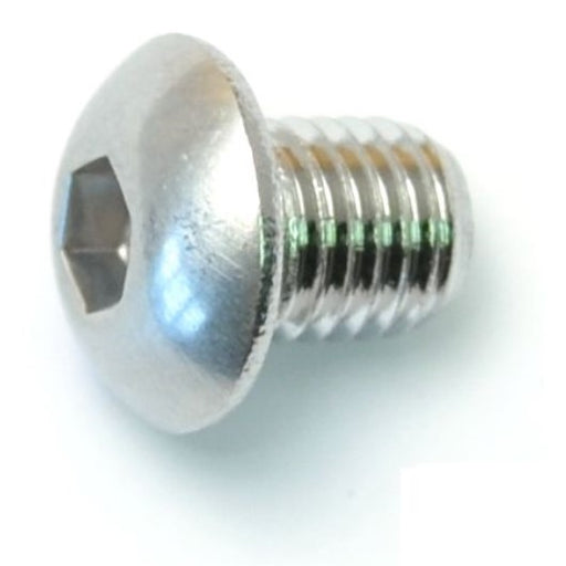 5/16"-24 x 3/8" Polished 18-8 Stainless Steel Fine Thread Button Head Socket Cap Screws
