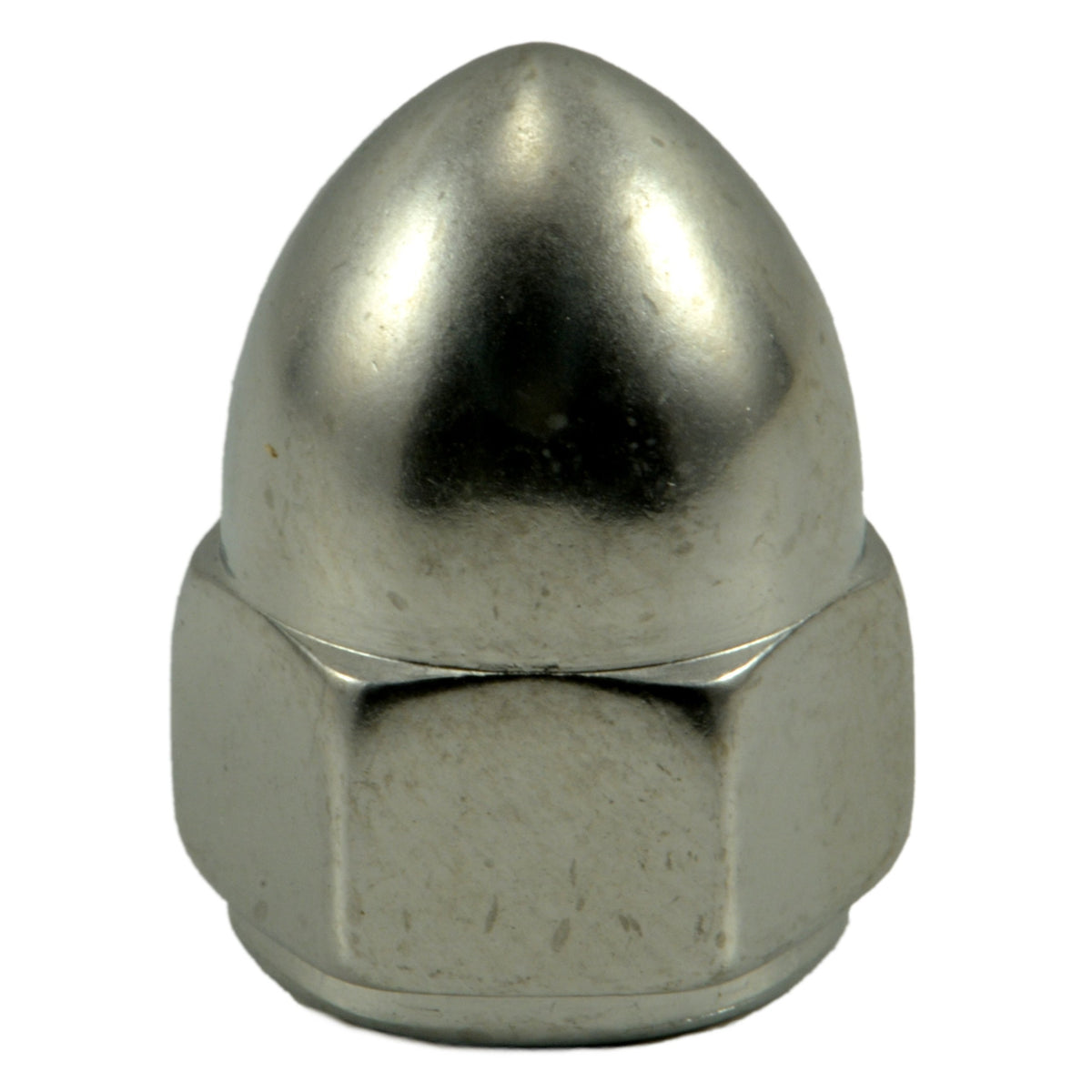 1/4"-20 Polished 18-8 Stainless Steel Coarse Thread Acorn Nuts