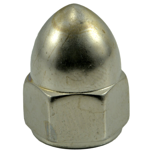 5/16"-18 Polished 18-8 Stainless Steel Coarse Thread Acorn Nuts