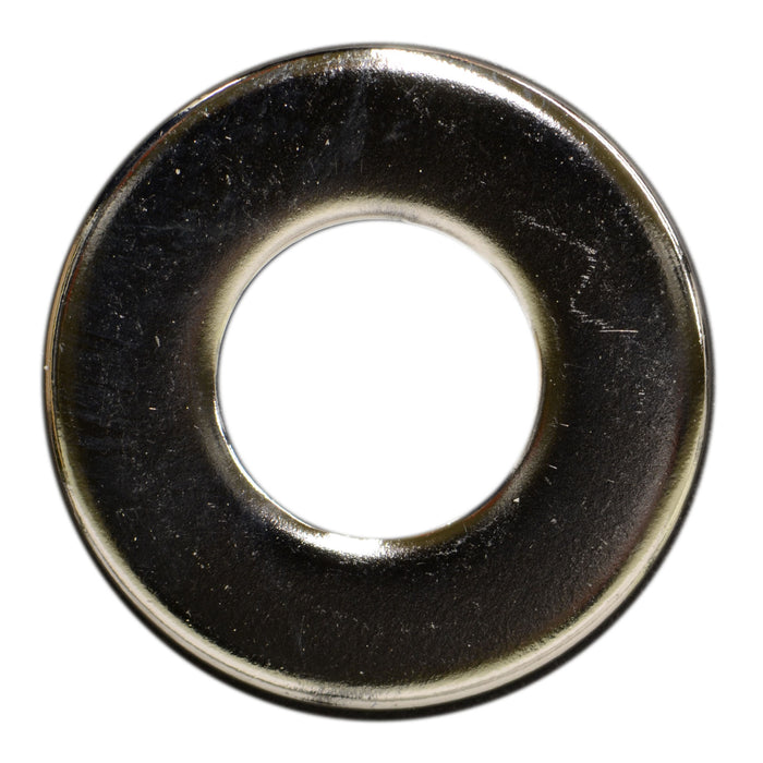 5/16" x 3/8" x 7/8" Polished 18-8 Stainless Steel USS Flat Washers