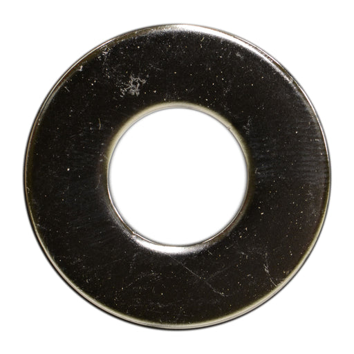 7/16" x 1/2" x 1-1/4" Polished 18-8 Stainless Steel USS Flat Washers