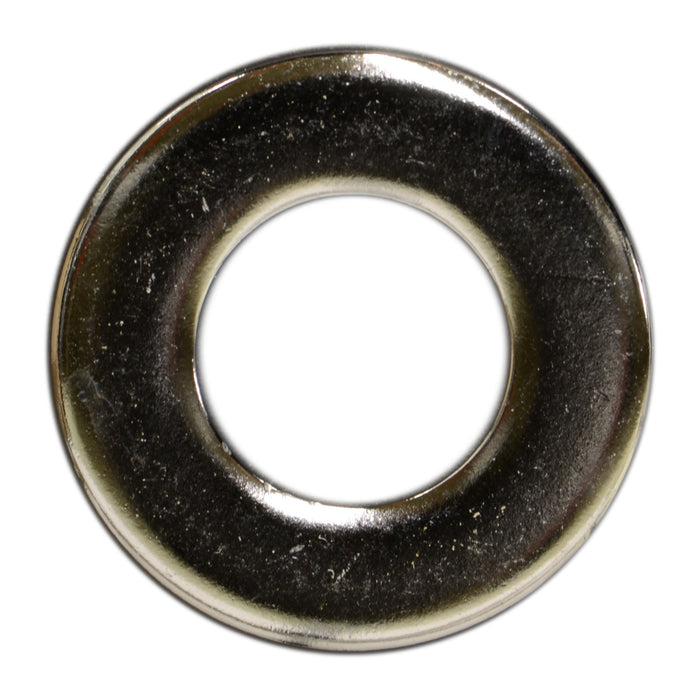 3/8" x 13/32" x 13/16" Polished 18-8 Stainless Steel SAE Flat Washers