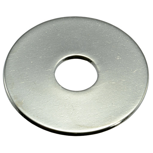 1/4" x 1" Polished 18-8 Stainless Steel Fender Washers