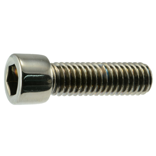 3/8"-16 x 1-1/4" Black Chrome Plated Steel Coarse Thread Smooth Socket Cap Screws