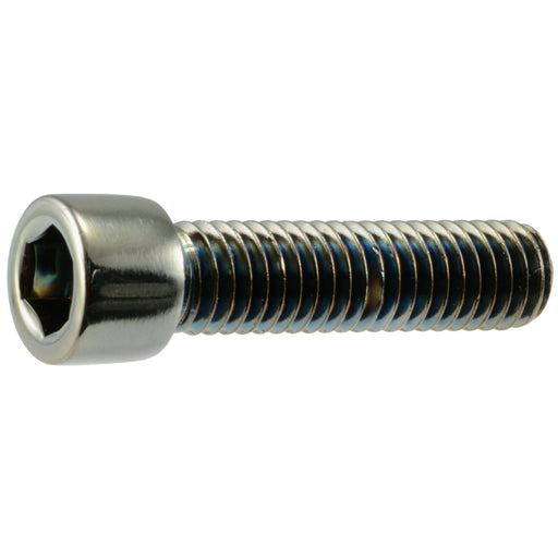 3/8"-16 x 1-1/2" Black Chrome Plated Steel Coarse Thread Smooth Socket Cap Screws