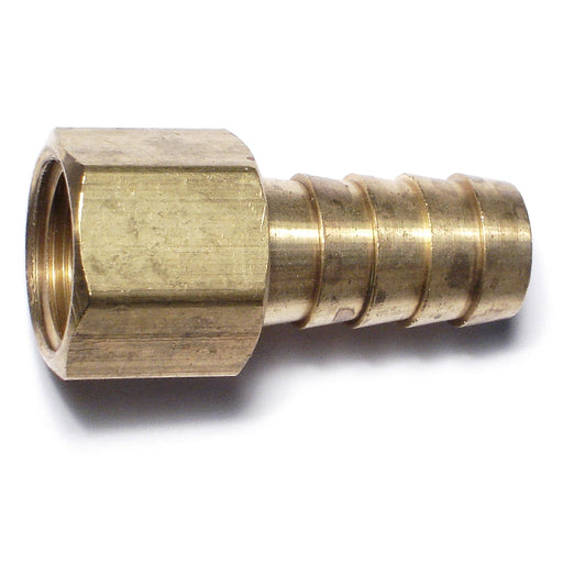 1/2" x 3/8FIP Brass Female Hose Barbs