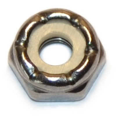 #8-32 18-8 Stainless Steel Coarse Thread Thin Pattern Lock Nuts