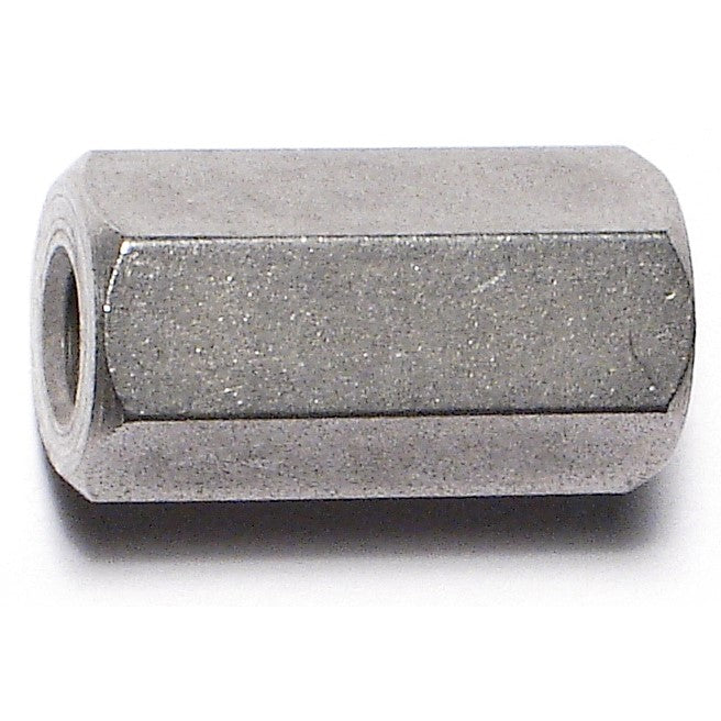 #10-32 x 3/4" 18-8 Stainless Steel Fine Thread Coupling Nuts