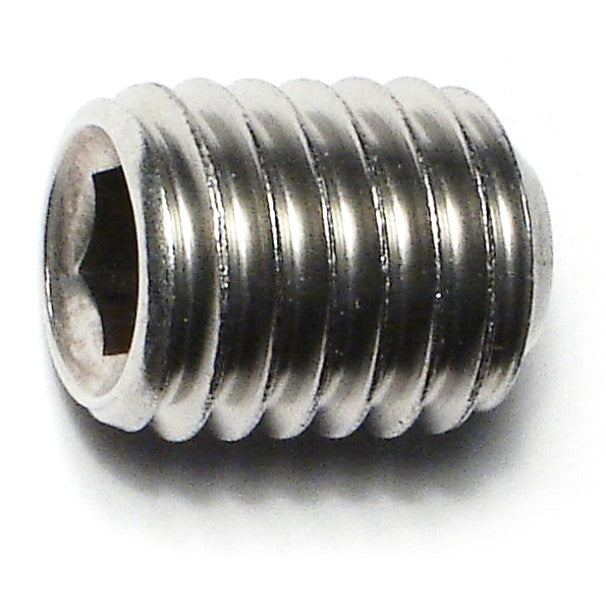 1/2"-13 x 5/8" 18-8 Stainless Steel Coarse Thread Hex Socket Headless Set Screws