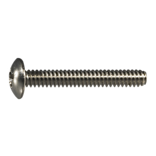 #6-32 x 1" 18-8 Stainless Steel Coarse Thread Phillips Truss Head Machine Screws