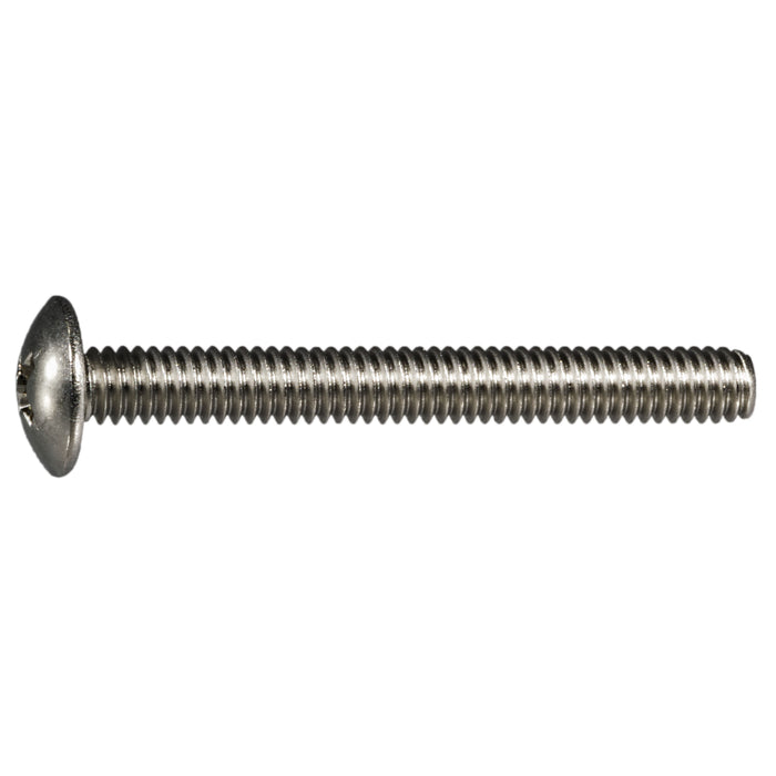 #8-32 x 1-1/2" 18-8 Stainless Steel Coarse Thread Phillips Truss Head Machine Screws