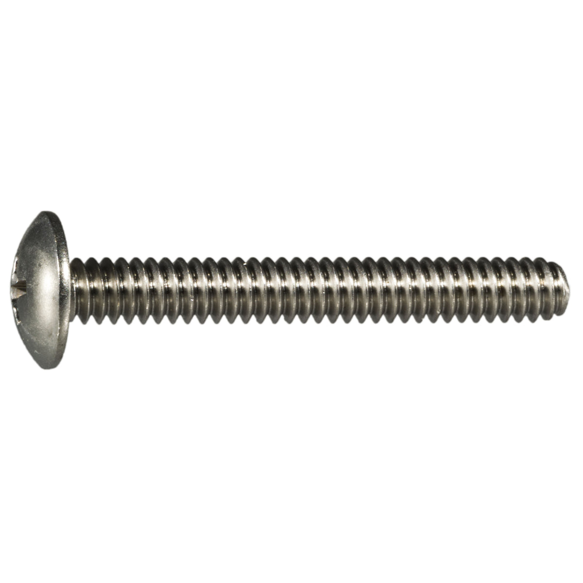 #10-24 x 1-1/2" 18-8 Stainless Steel Coarse Thread Phillips Truss Head Machine Screws