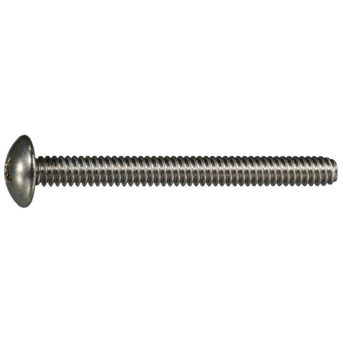 #10-24 x 2" 18-8 Stainless Steel Coarse Thread Phillips Truss Head Machine Screws