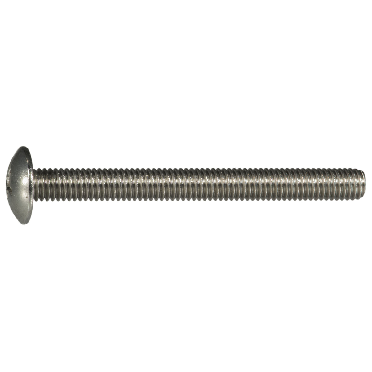 Select #8-32 x 7/16 in Phillips Truss Machine Screw, Plain 18-8 Stainless Steel, 100 PK U51862.016.0043