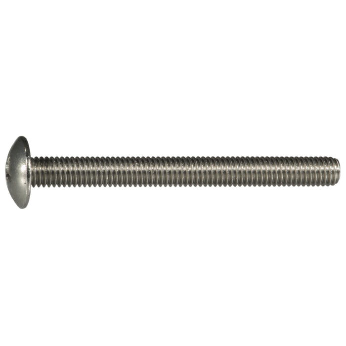 #10-32 x 2" 18-8 Stainless Steel Fine Thread Phillips Truss Head Machine Screws