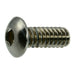 #10-24 x 1/2" Black Chrome Plated Steel Coarse Thread Button Head Socket Cap Screws
