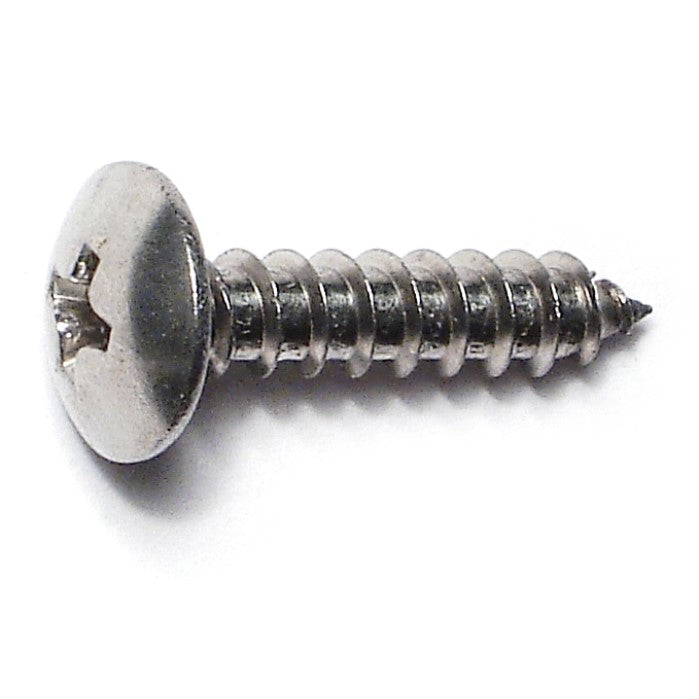 #8 x 3/4" 18-8 Stainless Steel Phillips Truss Head Sheet Metal Screws