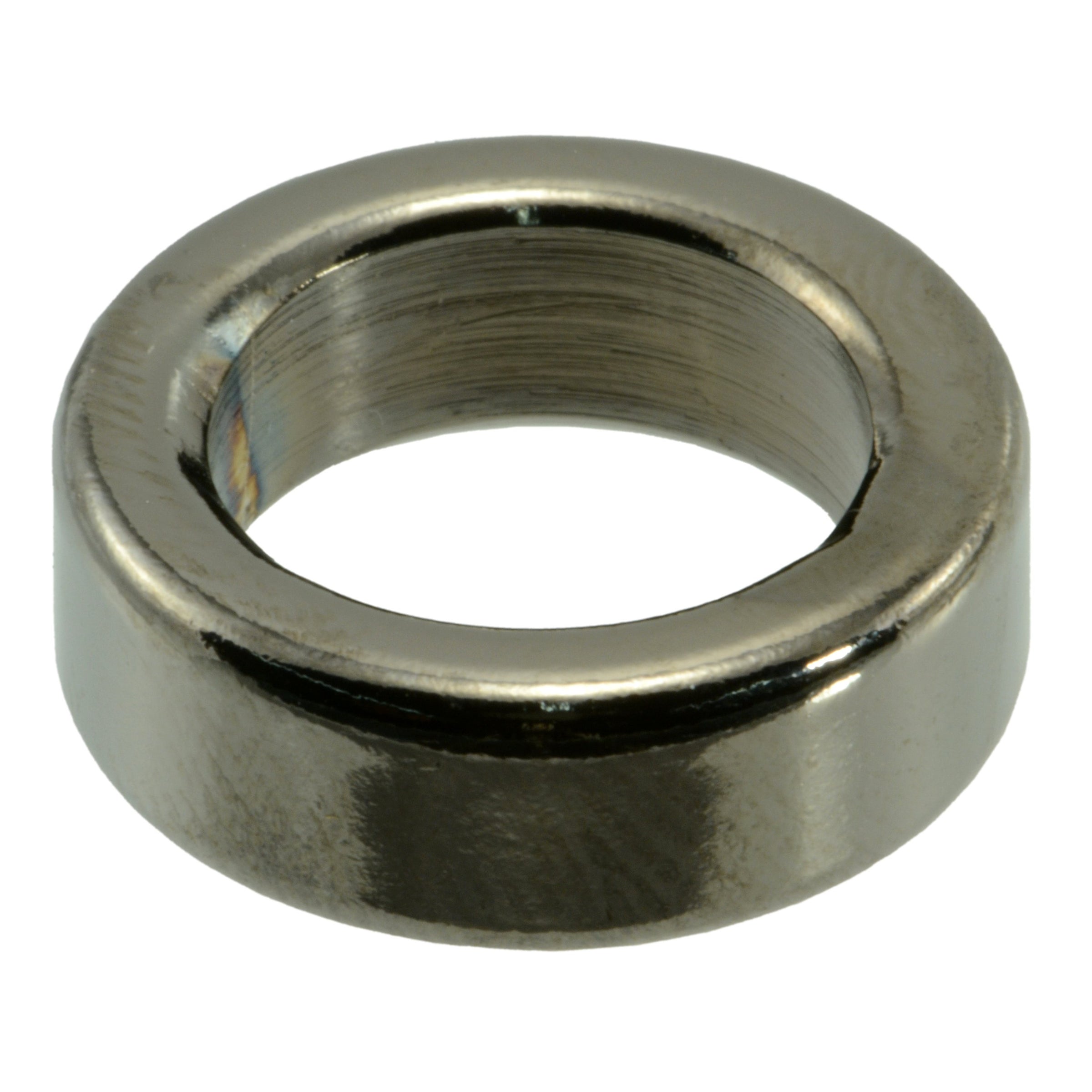 1/2" x 3/4" x 1/4" Black Chrome Plated Steel Spacers