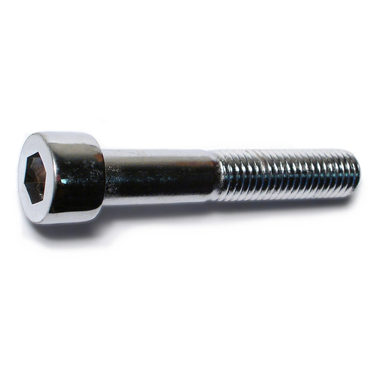 10mm-1.5 x 60mm Chrome Plated Class 12.9 Steel Coarse Thread Knurled Head Hex Socket Cap Screws