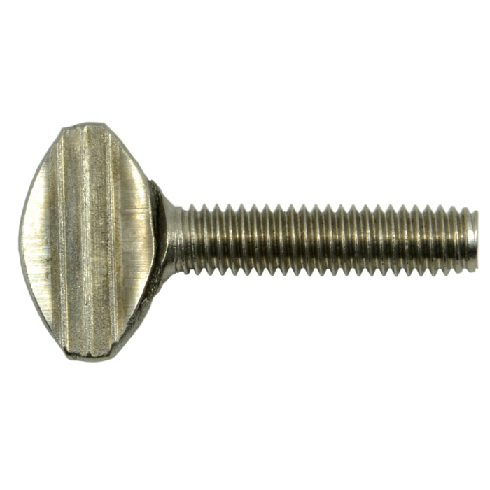 6mm-1.0 x 25mm A2 Stainless Steel Coarse Thread Thumb Screws