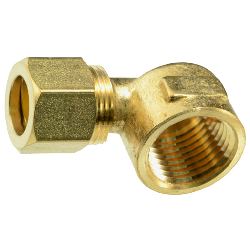 1/2" OD x 1/2FIP Brass Compression Pipe Elbows