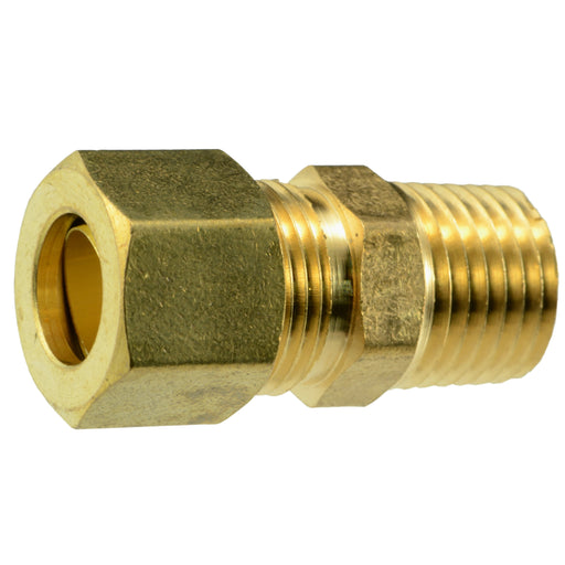 3/8" OD x 1/4MIP Brass Compression Pipe Connectors