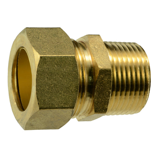 7/8" OD x 3/4MIP Brass Compression Pipe Connectors