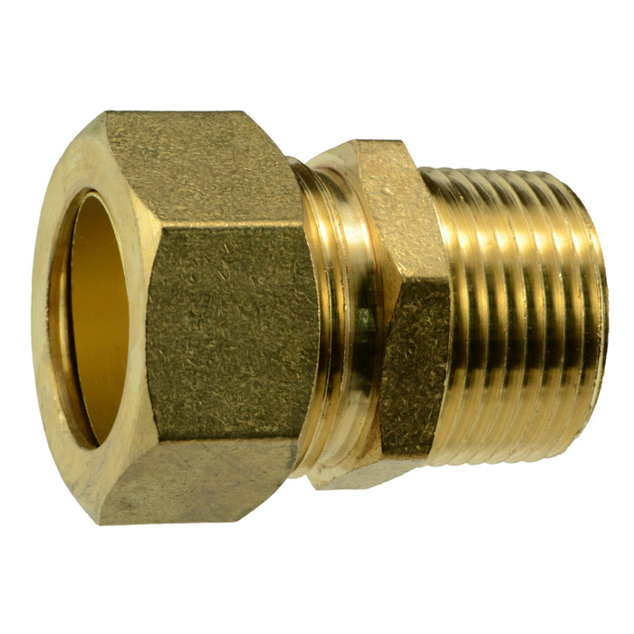 7/8" OD x 3/4MIP Brass Compression Pipe Connectors